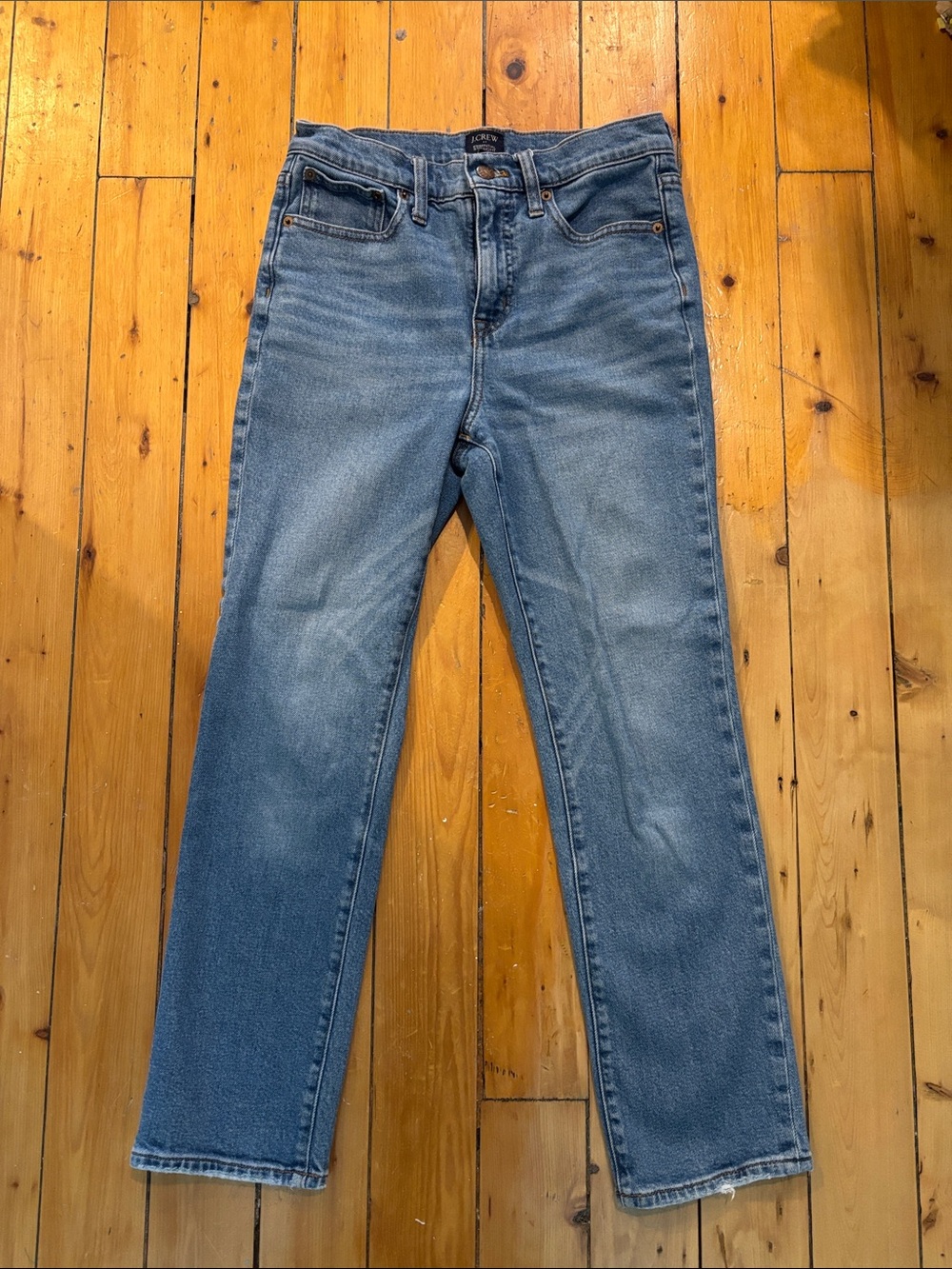 J. Crew Light Essential Straight Leg Jeans